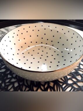 “RICHARD GRINORI” 🇮🇹 LARGE WHITE PORCELAIN SERVING BOWL